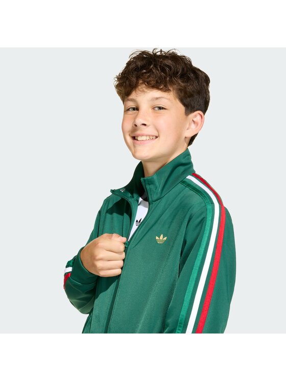 adidas adidas Džemperis Firebird KC7051 Žalia Loose Fit