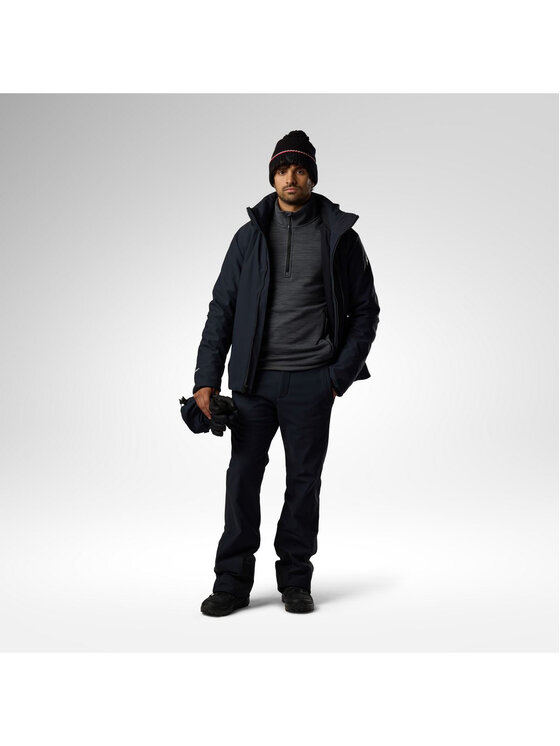 Rossignol Rossignol Spodnie narciarskie M Resort Softshell Pant Czarny Slim Fit