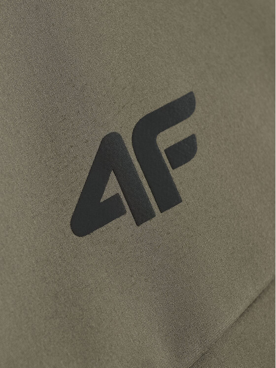 4F 4F Kurtka przejściowa URBAN COMMUTER Khaki Regular Fit