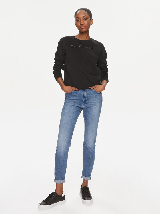 Tommy Jeans Tommy Jeans Traperice Sylvia DW0DW17591 Plava Skinny Fit