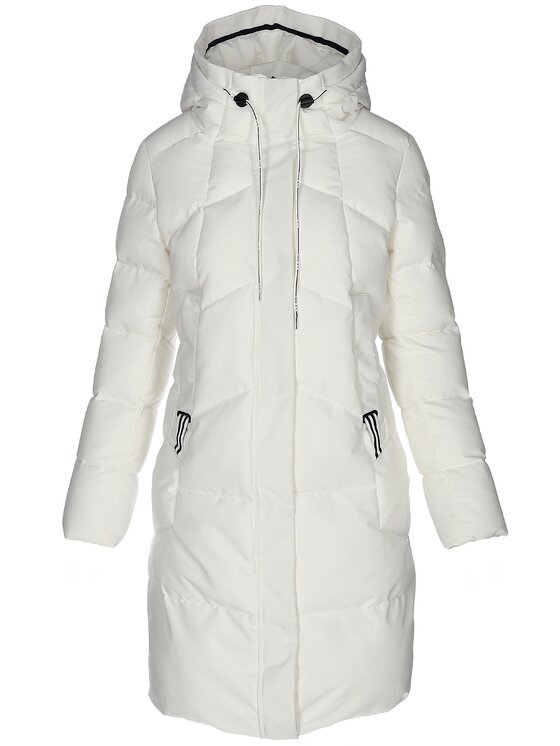 Perso Perso Kurtka damska BLH919066F Biały Regular Fit