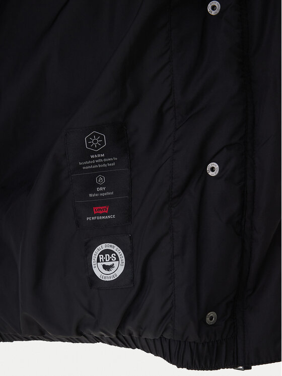 Levi's® Levi's® Pūkinė striukė Western Bubble 003HB-0000 Juoda Regular Fit