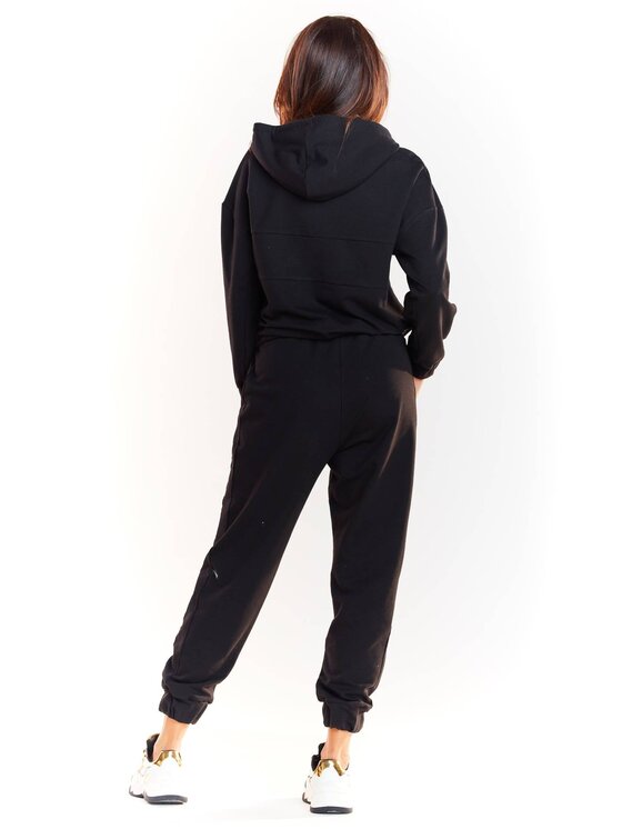 Infinite You Infinite You Mikina M228 Černá Basic Fit