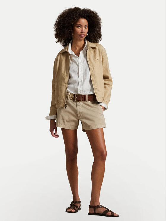 Polo Ralph Lauren Polo Ralph Lauren Pantaloncini di tessuto 211963798001 Beige Straight Fit