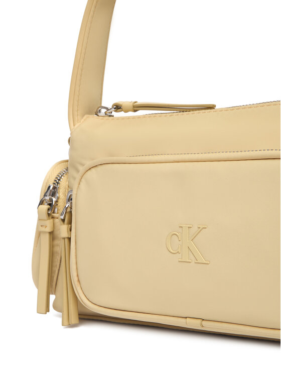 Calvin Klein Calvin Klein Soma Pocket Nylon Bag W/Strap LV04F3132G Dzeltens