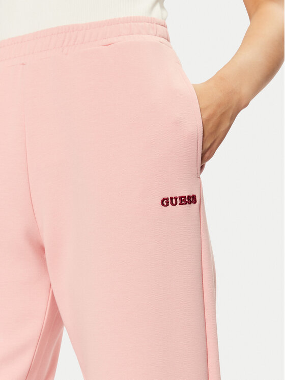 Guess Guess Donji dio trenerke V5RB02 KCLD1 Ružičasta Regular Fit