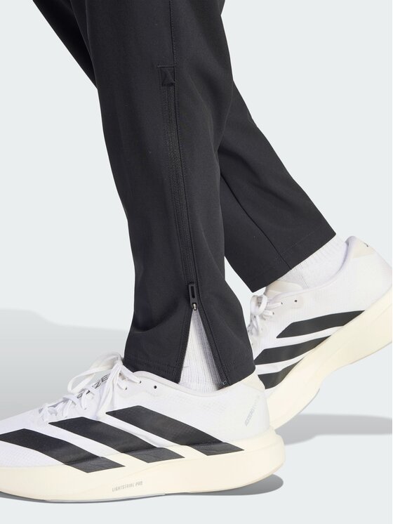 adidas adidas Spodnie materiałowe 162104 Czarny Regular Fit