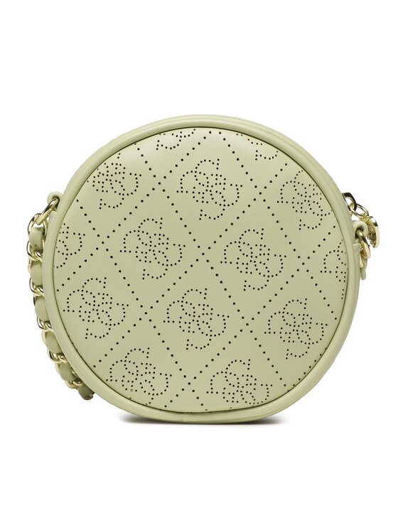 Guess Guess Ročna torba Mini Crossbody Bag J3GZ10 WFHF0 Zelena