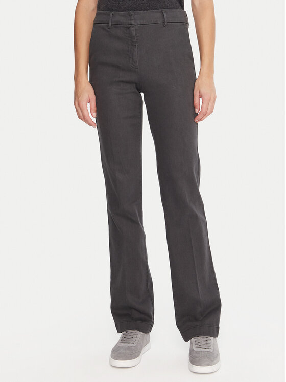 Marella Marella Chino kalhoty Rovo 2523136055 Šedá Slim Fit