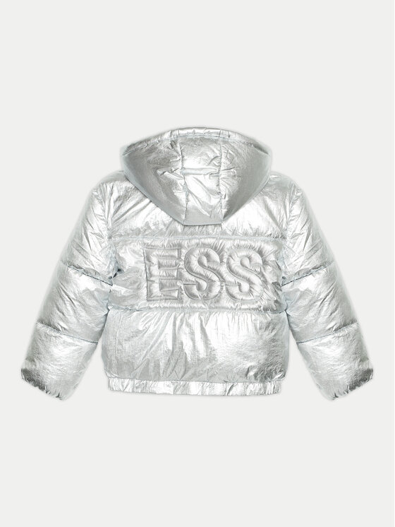 Guess Guess Dūnu jaka J4BL10 WEYO0 Sudraba Regular Fit
