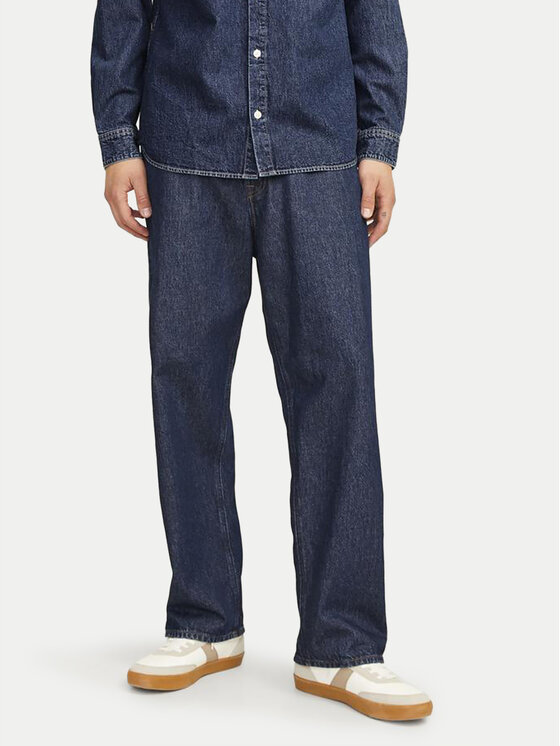 Jack & Jones Jack & Jones Jeansy Alex 12258559 Tmavomodrá Baggy Fit