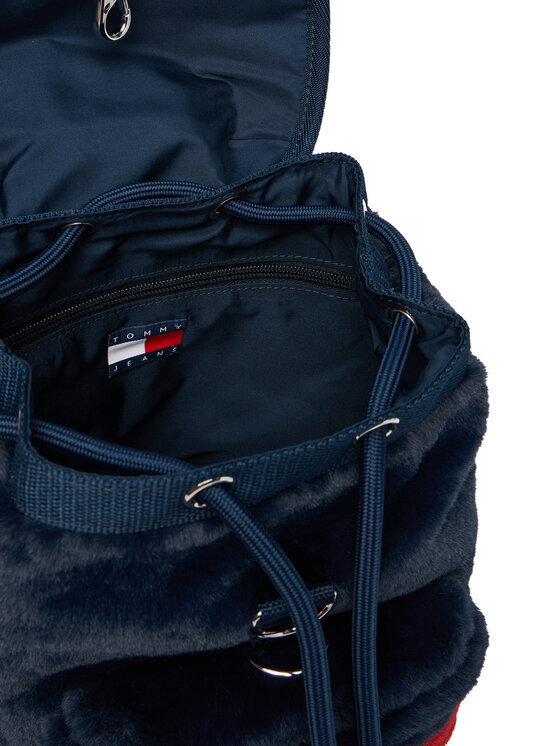 Tommy Jeans Tommy Jeans Σακίδιο Tjw Archive Fur Backpack AW0AW19078 Σκούρο μπλε