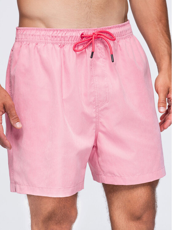 Ombre Ombre Szorty kąpielowe OM-SRSS-0216 Różowy Regular Fit