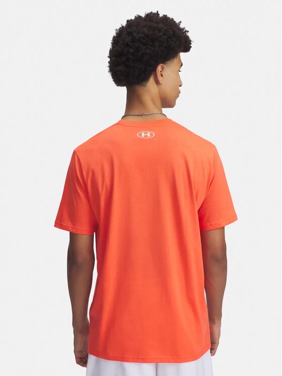Under Armour Under Armour T-Shirt 1382911-847 Pomarańczowy Regular Fit