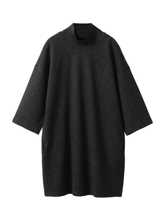 TATUUM TATUUM Sukienka dzianinowa LOKENA Szary Loose Fit