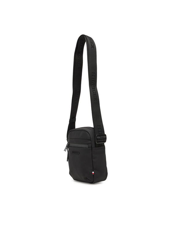 Tommy Hilfiger Tommy Hilfiger Τσαντάκι Th Tpu Mini Reporter AM0AM13498 Μαύρο