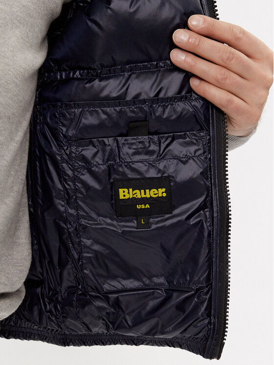 Blauer Blauer Prsluk 23WBLUX03100 Tamnoplava Regular Fit