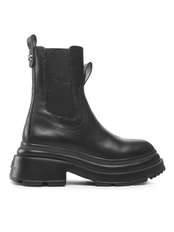 KARL LAGERFELD KARL LAGERFELD Chelsea cipele KL45065 Crna