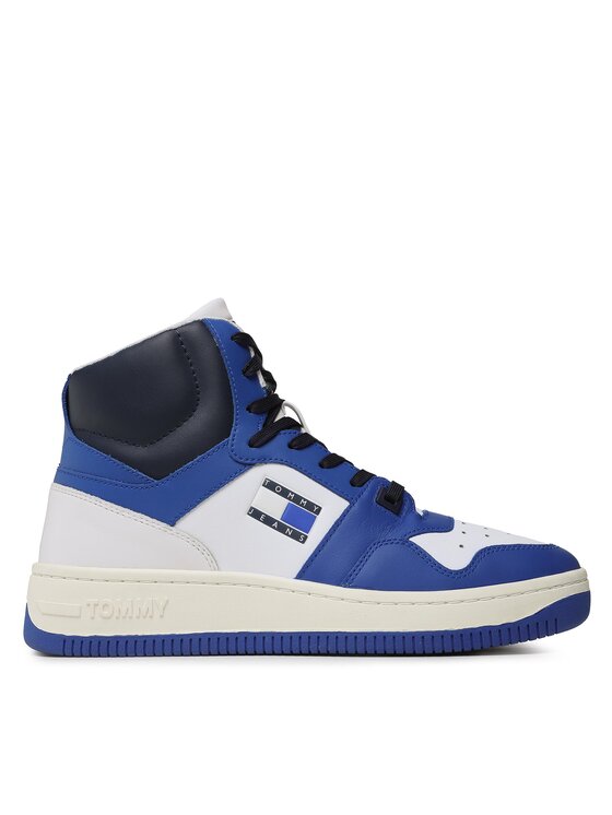 Sneakers Tommy Jeans Mid Cut Basket EM0EM01164 Albastru