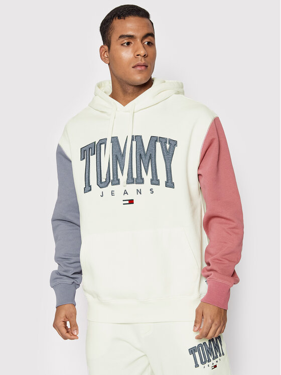 tommy jeans colour block sweatshirt