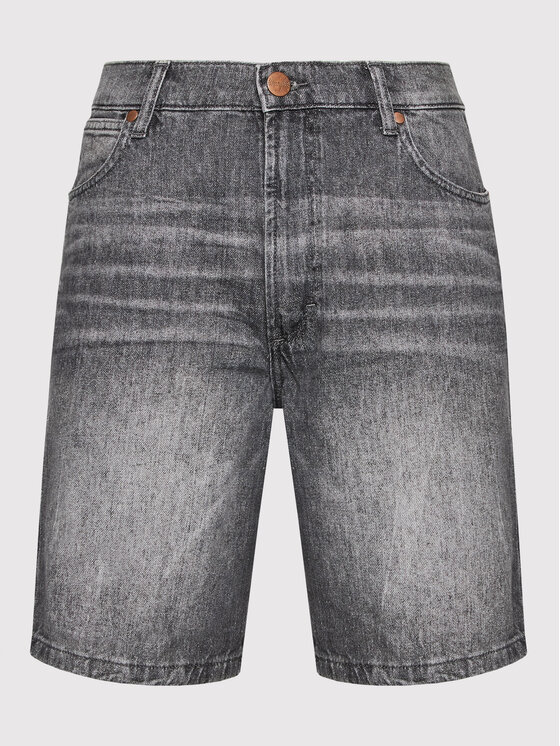 Wrangler Wrangler Pantaloncini di jeans Redding W11ACE31F 112145746 Grigio Loose Fit