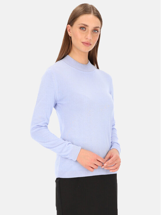 Potis & Verso Potis & Verso Sweter Mai Niebieski Slim Fit