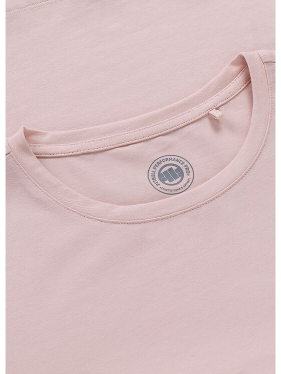 PITBULL PITBULL T-Shirt DISCOVERY LOGO Różowy Regular Fit