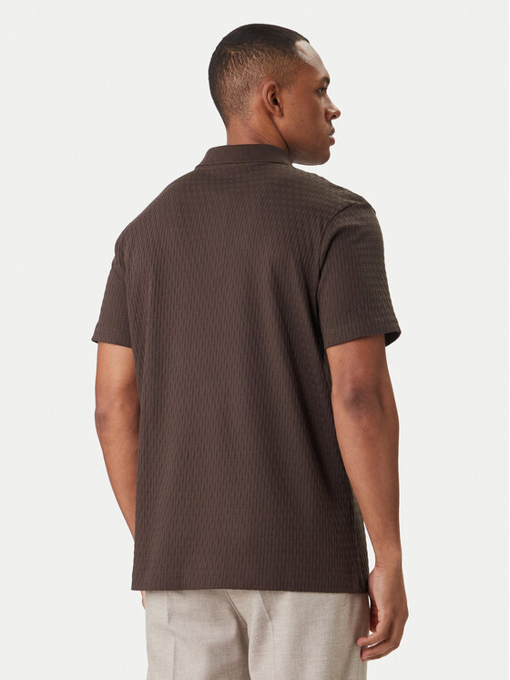 JOOP! JOOP! Polo särk Jorge 30101934 Pruun Slim Fit