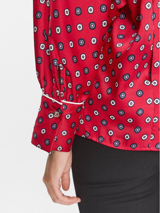 Marella Marella Bluzka Mission 2331160938200 Czerwony Regular Fit