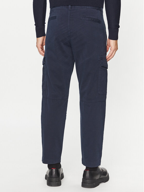 BOSS Boss Stoffhose Sisla-5-Cargo 50501614 Dunkelblau Regular Fit