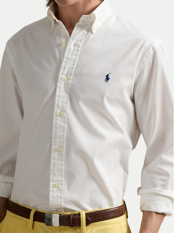 Polo Ralph Lauren Polo Ralph Lauren Cămașă 710937993008 Alb Custom Fit