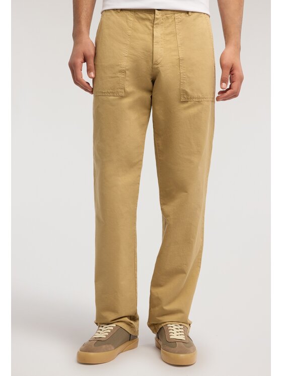 Trussardi Trussardi Spodnie materiałowe P721M100116N012 Kremowy Regular Fit