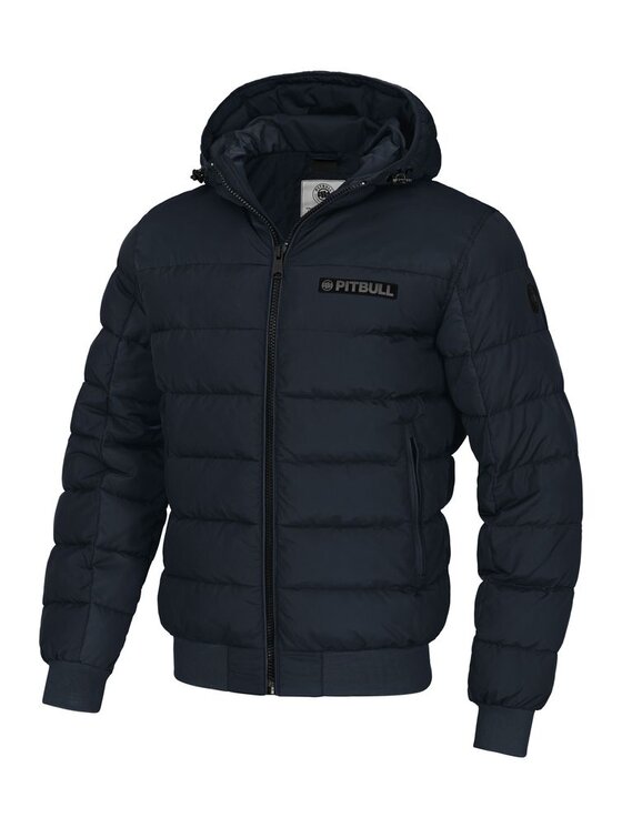 PITBULL PITBULL Kurtka zimowa męska z kapturem Dillon 3XL Granatowy Regular Fit