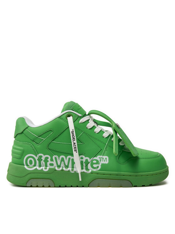 Off-White Snīkeri OMIA189S22LEA0045501 Zaļš