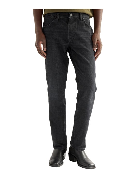 Wrangler Wrangler Jeansy 112390482 Czarny Regular Fit