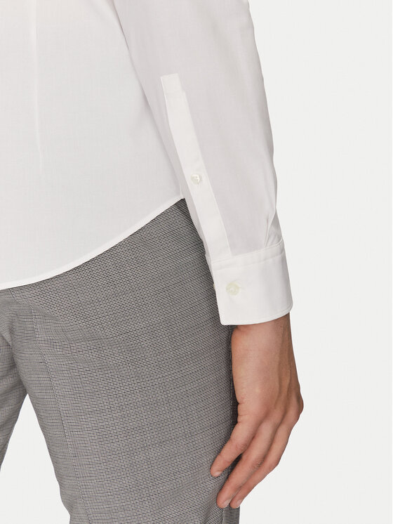 HUGO HUGO Koszula Ermo 50505315 Biały Slim Fit