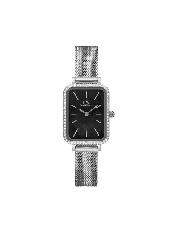 Daniel Wellington Hodinky Quadro Mesh DW00100667 Čierna
