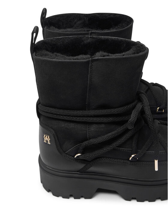 Tommy Hilfiger Tommy Hilfiger Μπότες Χιονιού FW0FW08085 Μαύρο
