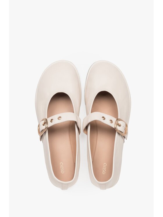 Estro Estro Ballerine ER00119877 Beige