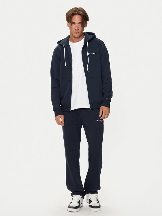 Champion Champion Majica dugih rukava 219210 Tamnoplava Regular Fit