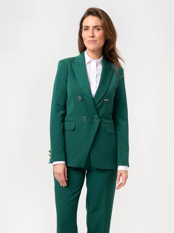 Willsoor Damska 'Marynarka, rozmiar 44, Zielona, 68200