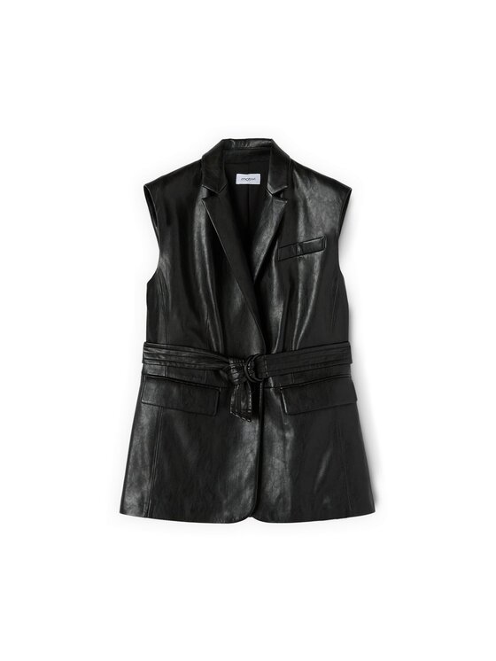 Motivi Motivi Giacca in similpelle L300Q000059N033 Nero Regular Fit