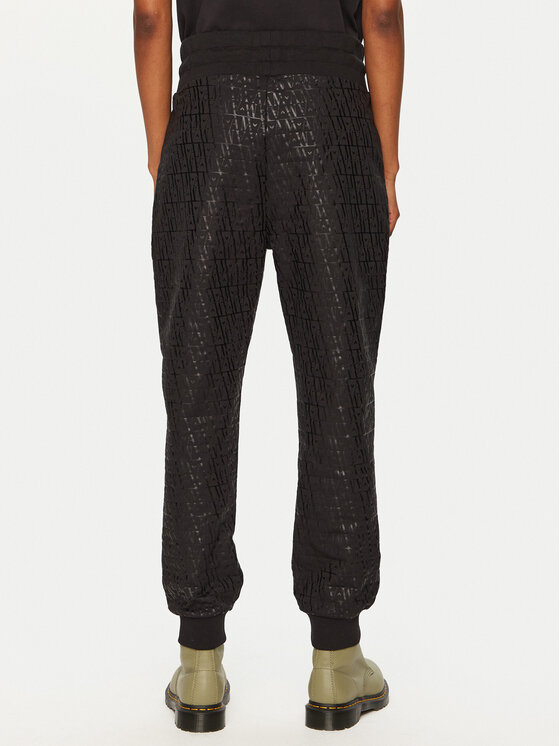 Aeronautica Militare Aeronautica Militare Pantaloni trening 242PF954DF571 Negru Regular Fit