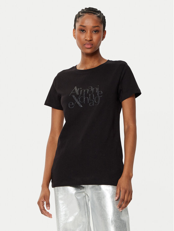 Armani Exchange Armani Exchange T-shirt XW000109 AF10359 UC001 Crna Regular Fit