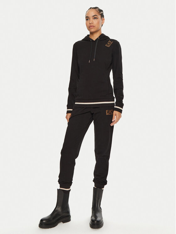 EA7 Emporio Armani EA7 Emporio Armani Sportinis kostiumas 8NTV56 TJTXZ 0210 Juoda Regular Fit