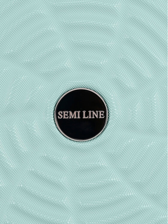 Semi Line Semi Line Walizka średnia T5923-2 Zielony