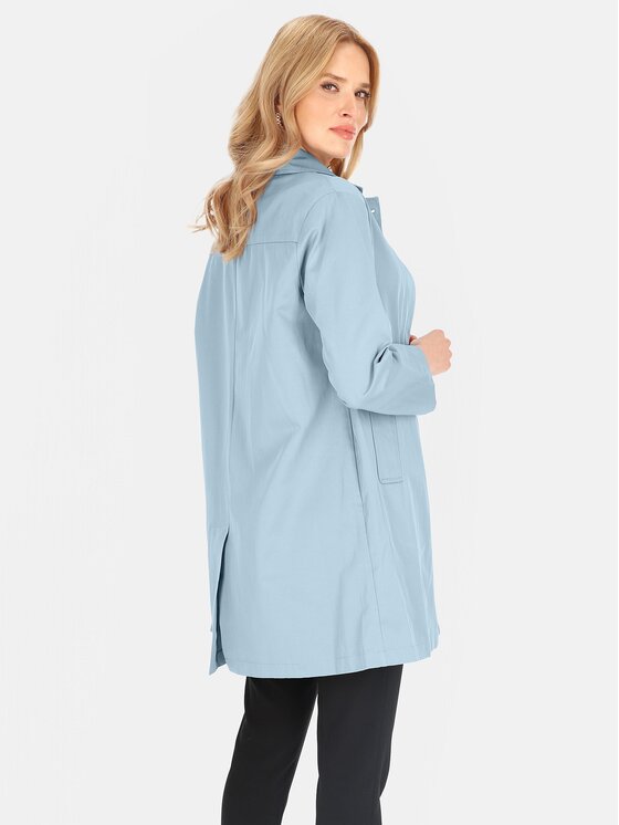 Perso Perso Prechodný kabát BLE252535F Modrá Regular Fit