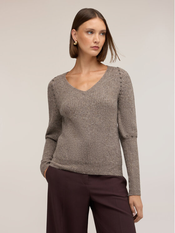 Motivi Motivi Maglione M450W004163N022 Crema Regular Fit