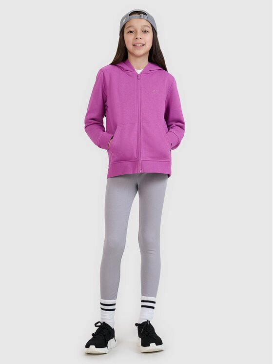 4F 4F Μπλούζα 4FJWSS25TSWSF1706-50S Μωβ Regular Fit