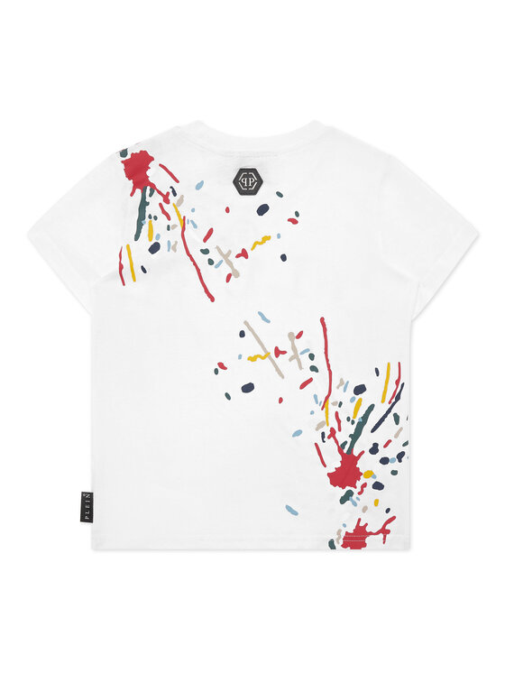 PHILIPP PLEIN PHILIPP PLEIN T-Shirt 19829 Biały Regular Fit